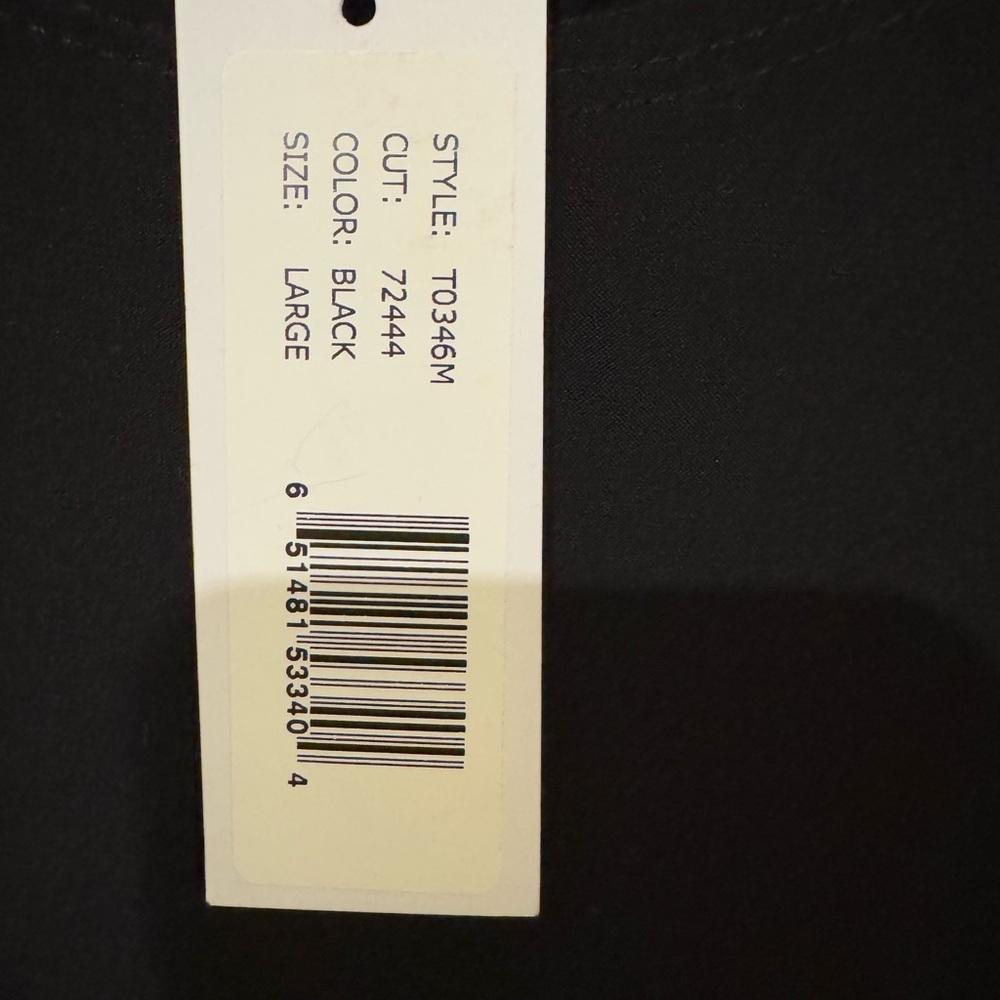 Annalee + Hope Black Ruffle Neck Shift Dress Cap Sleeve Large NWT - Picture 6 of 7